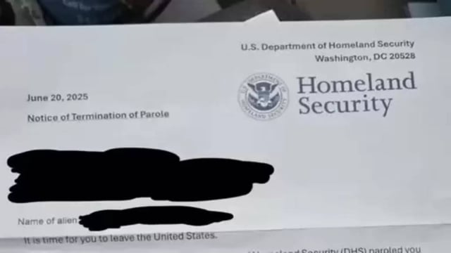 A Reddit user claimed that this letter from Homeland Security was sent to a three-year-old boy. 