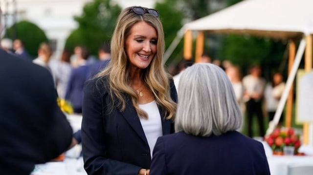 Kelly Loeffler, administrator of the US Small Business Administration (SBA), announced Tuesday that SBA has approved California Gov. Gavin Newsom's request for disaster relief assistance to help small businesses in downtown Los Angeles following last month's protests. File Photo by Al Drago/UPI