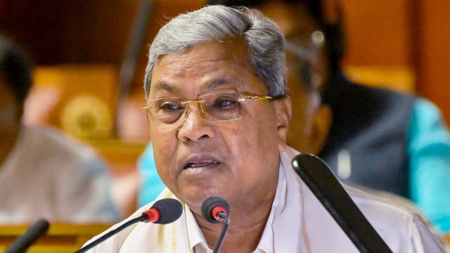 Karnataka chief minister Siddaramaiah