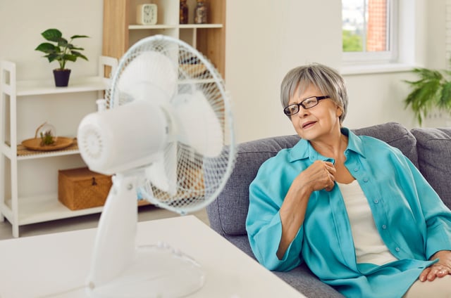 Le ventilateur permet de rafraîchir un espace quand il fait chaud.