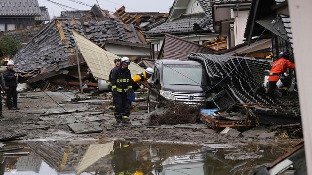 A series of powerful earthquakes that hit western Japan in January 2024, which killed around 600 people