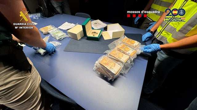 La Policía Nacional, la Guardia Civil y los Mossos d'Esquadra han recuperado más de 1,3 millones de euros.
