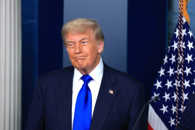 Le président a promis de continuer ses poursuites contre les médias.