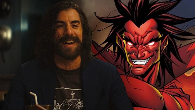 Sacha Baron Cohen as Mephisto in Ironheart and Mephisto in the Marvel comics