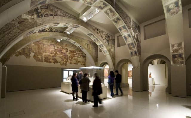 Obras murales de la Sala Capitular del Monasterio de Sijena en el MNAC