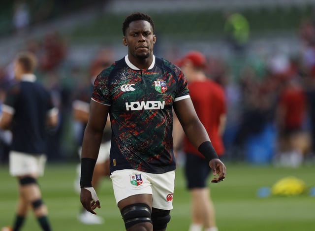 Rugby Union - British & Irish Lions v Argentina - Aviva Stadium, Dublin, Ireland - June 20, 2025  British & Irish Lions' Maro Itoje during the warm up before the match REUTERS/Clodagh Kilcoyne/File Photo
