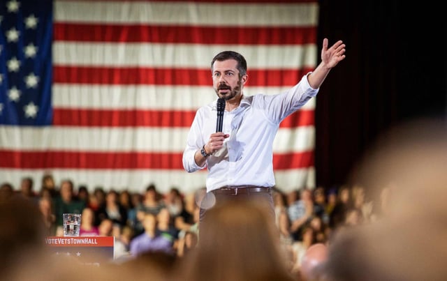 Pete Buttigieg. (KC McGinnis/For The Washington Post via Getty Images)