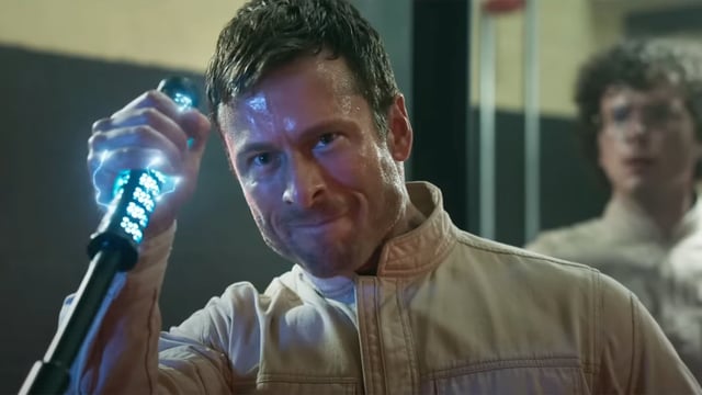 Glen Powell in &#34;The Running Man&#34;.