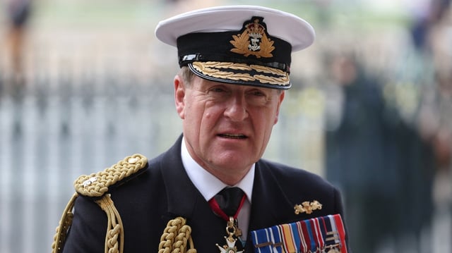 Sir Ben Key is no longer an admiral but will keep his pension