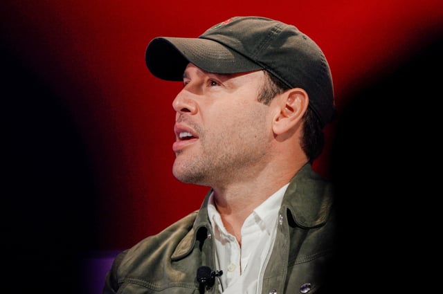 Scooter Braun, chief executive officer of Hybe America Inc., during the Bloomberg Screentime event in Los Angeles, Calif., on Oct. 10, 2024.