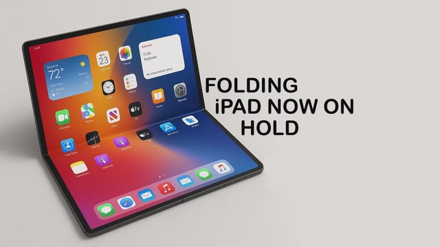 Patience is required for those eager to get a folding iPad.