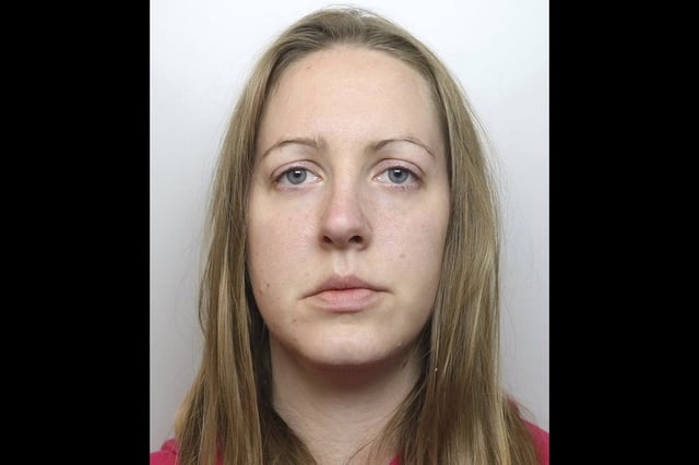 FILE - This undated handout photo issued by Cheshire Constabulary shows of nurse Lucy Letby. 