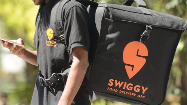 SWIGGY food delivery app, guy on delivery. For stock shoot happened 08.12.17, pic by Hemant Mishra/mint