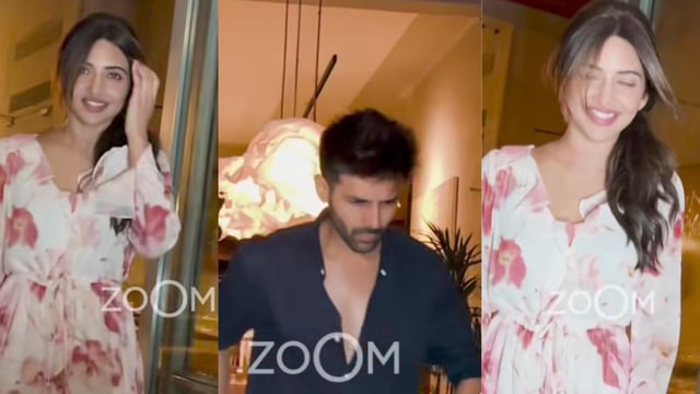 Kartik Aaryan, Sreeleela Dine Together; Duo Spotted Exiting Mumbai Restaurant - WATCH