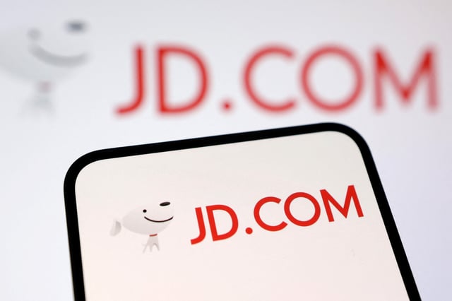 JD.COM logo is seen in this illustration taken, February 11, 2025. REUTERS/Dado Ruvic/Illustration