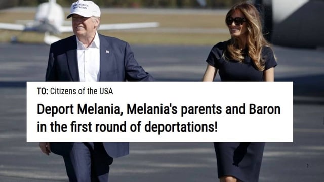‘Deport Melania’ Petition Gains Momentum Amid Trump’s Immigration Crackdown | Image: X