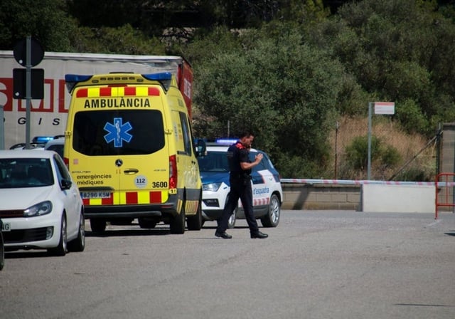 Mossos d&#39;Esquadra en el polígono del Valls (Tarragona) este martes