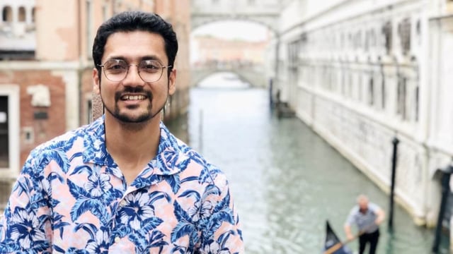 AI researcher Trapit Bansal. 