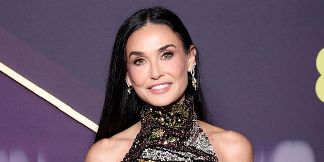 The Substance star Demi Moore will also be honoured with a star on the Walk of Fame. (Getty)