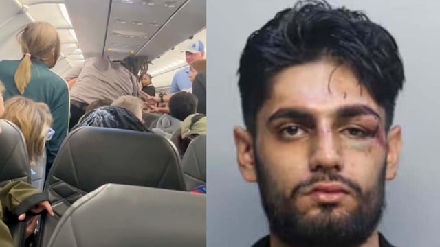 Ishaan Sharma, who allegedly attacked his fellow passenger on a flight, suffered injuries to his face.