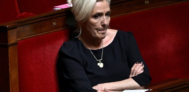 Marine Le Pen à l'Assemblée nationale à Paris le 1er juillet 2025