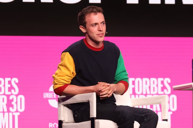 Ryan Breslow speaks during the 2022 Forbes 30 Under 30 Summit at Detroit Opera House on October 04, 2022 in Detroit, Michigan.