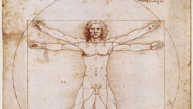 Mystery Of Leonardo Da Vinci's "Vitruvian Man" Solved By A Dentist And A Protractor