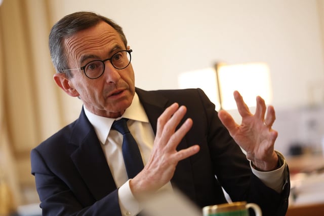 Les actes antimusulmans ont augmenté de 75 % sur la période janvier-mai 2025 par rapport à 2024, a indiqué le ministère de l’intérieur, jeudi 3 juillet. Ici, Bruno Retailleau au ministère.