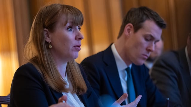 Housing minister Matthew Pennycook (right) said Right to Buy must be reformed to protect "much-needed social housing stock" as housing secretary Angela Rayner pledges to ramp up building of social rent homes. Image: Simon Walker / Deputy Prime Minister's Office