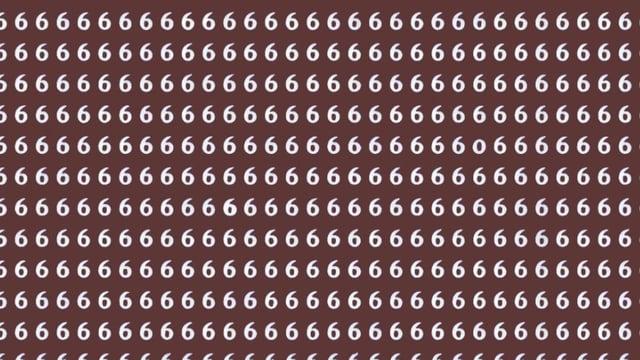 Optical Illusion: Can you find the hidden zero?