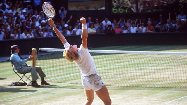 Mit 17 gewann Boris Becker 1985 die Krone in London. 40 Infos zum Mitreden