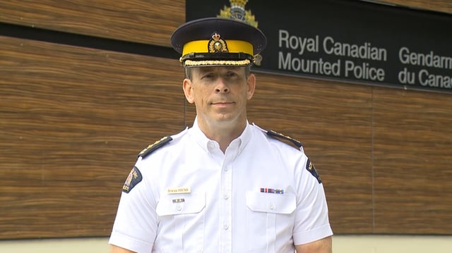 RCMP Lower Mainland District Assistant District Commander and Operations Officer Chief Superintendent Duncan Pound. 