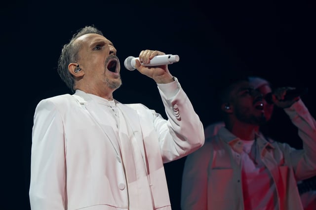 Concierto de Miguel Bosé en el Palau Sant Jordi