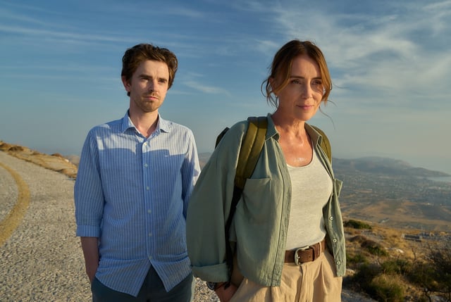 Keeley Hawes and Freddie Highmore.