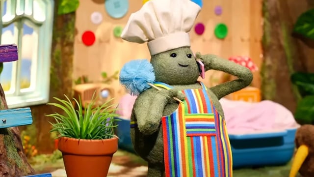 Tiny Chef smiling