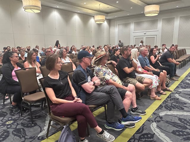 More than 100 people attended a townhall meeting Wednesday in Kelowna to discuss problems plaguing KGH.