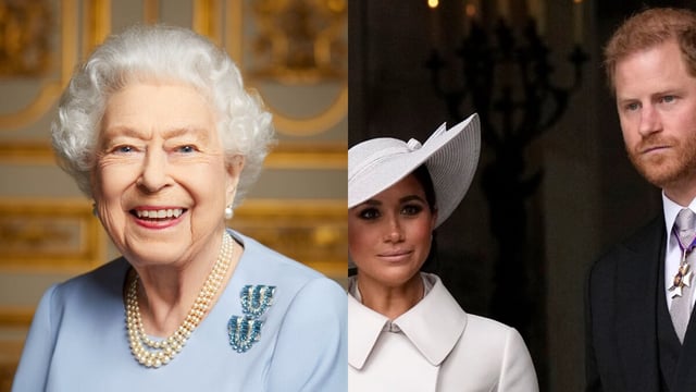 Insiders reveal that Queen Elizabeth had reservations about Prince Harry and Meghan Markle's relationship before their 2018 wedding, fearing Meghan's intentions.