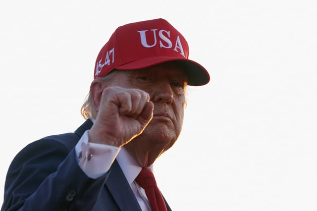 Le président américain Donald Trump lors d’un événement organisé dans l’Iowa pour les 250 ans de la fondation des États-Unis, le 3 juillet.