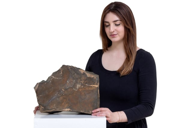 It's just a piece of rock, but it's from another planet, which makes it incredibly valuable. Bidding sits at US$1.98 million (inc BP) with two weeks to go before the hammer falls