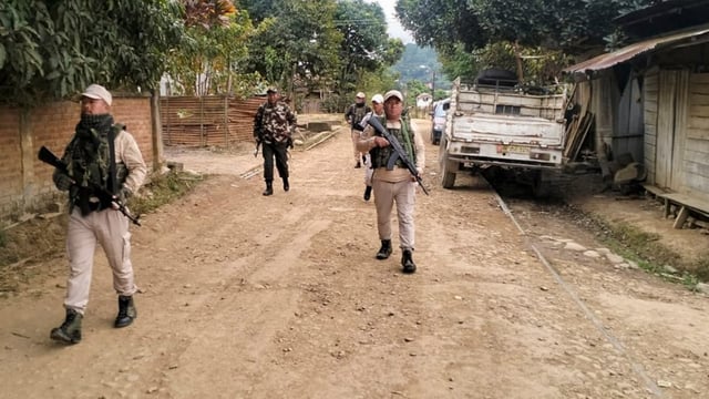 Manipur police and other security forces have been working tandem.