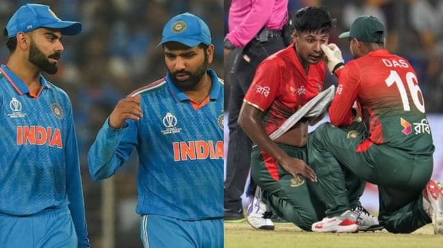 Virat Kohli Rohit Sharma IND vs BAN | Image: AP/PTI