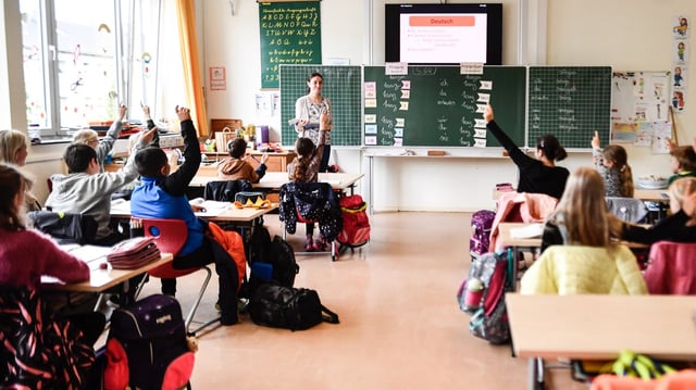 Unterricht in einer Grundschule