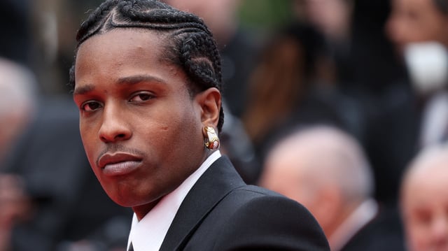 A$AP Rockyen mai 2025, sur le tapis rouge du Festival de Cannes.