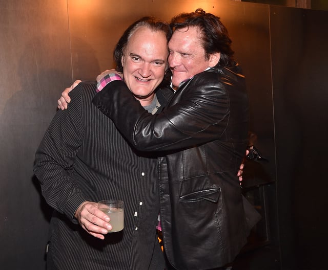 Madsen ​2017 mit „seinem“ Regisseur Quentin Tarantino (l.)