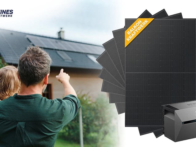 Balkonkraftwerk 2.0: Die Anker Solarbank 3 Pro ermöglicht den Anschluss von bis zu acht Modulen, doch es gibt gesetzliche Grenzen und erfordert eine professionelle Installation.