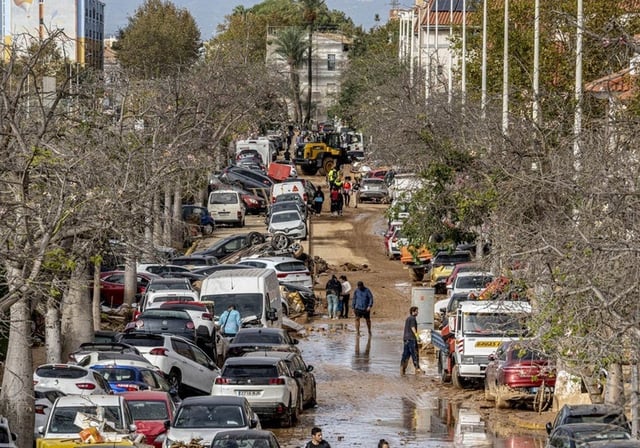 Imagen de archivo de los destrozos en Paiporta (Valencia) días después de la dana
