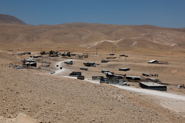 A view shows the area where Palestinian Bedouins reside, as settler violence surges, near Jericho in the Israeli-occupied West Bank, July 4, 2025. REUTERS/Ammar Awad