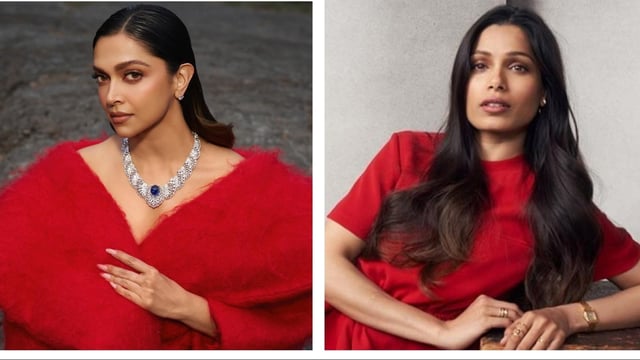 Freida Pinto congratulated Deepika Padukone for receiving a star on the Hollywood Walk of Fame.