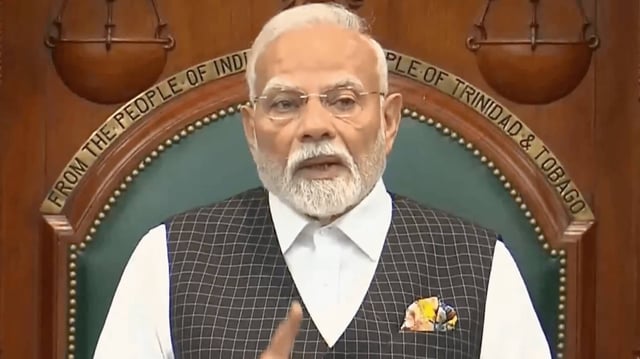 PM Modi, Trinidad And Tobago  | Image: X/ANI