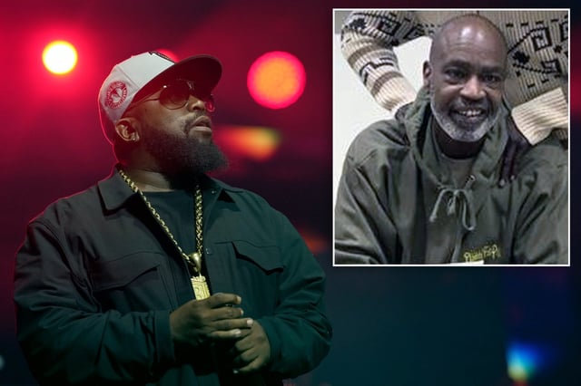 Two suspects have been arrested in the killing of Remoin Patton (inset), uncle of Outkast&#39;s Antwan &#34;Big Boi&#34; Patton (main photo). (Getty; Levett &amp; Sons Funeral Homes)